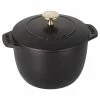 Staub 1.5 Qt. Petite French Oven | Matte Black 1 Staub 1.5 Qt. Petite French Oven | Matte Black -Le Creuset Shop 1.5qt petite french oven