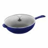 Staub 2.9 Qt Cast Iron Daily Pan | Dark Blue 1 Staub 2.9 Qt Cast Iron Daily Pan | Dark Blue -Le Creuset Shop 1010647 7