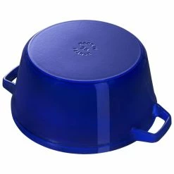 Staub Stackable Cocotte, Braiser, And Grill Pan With Lid | Dark Blue 22 Staub Stackable Cocotte, Braiser, And Grill Pan With Lid | Dark Blue -Le Creuset Shop 1010769 0
