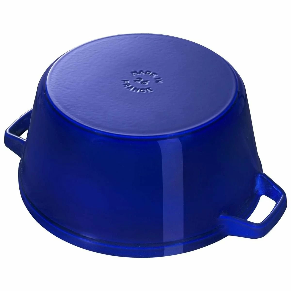 Staub Stackable Cocotte, Braiser, And Grill Pan With Lid | Dark Blue 9 Staub Stackable Cocotte, Braiser, And Grill Pan With Lid | Dark Blue - Image 7
