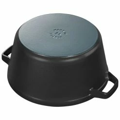 Staub Stackable Cocotte, Braiser, And Grill Pan With Lid | Black 42 Staub Stackable Cocotte, Braiser, And Grill Pan With Lid | Black -Le Creuset Shop 1010886 0