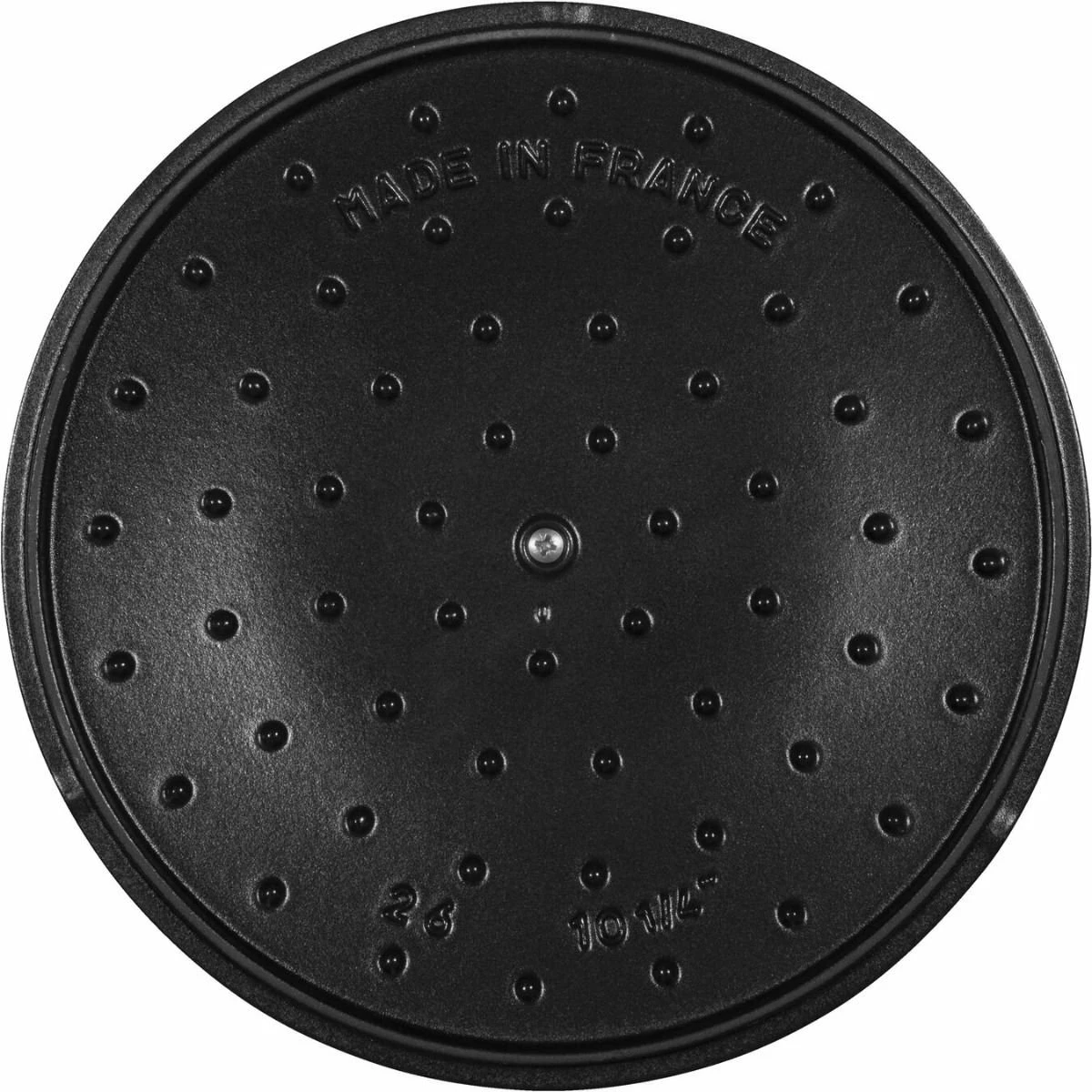 Staub Stackable Cocotte, Braiser, And Grill Pan With Lid | Cherry 5 Staub Stackable Cocotte, Braiser, And Grill Pan With Lid | Cherry - Image 3