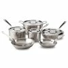 All-Clad D5 Brushed Stainless Steel Cookware Set | 10-Piece 2 All-Clad D5 Brushed Stainless Steel Cookware Set | 10-Piece -Le Creuset Shop 10pccookware