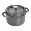 Staub 1.25 Qt. Round Cocotte/Dutch Oven | Graphite Grey 2 Staub 1.25 Qt. Round Cocotte/Dutch Oven | Graphite Grey -Le Creuset Shop 1101618 1