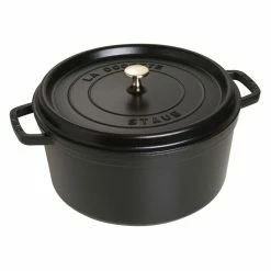 Staub 9 Qt. Round Cocotte/Dutch Oven | Multiple Colors Available -Le Creuset Shop 1103025 1 1