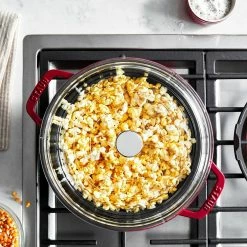 Staub 4 Qt. Round Cocotte/Dutch Oven With Glass Lid | Cherry Red 14 Staub 4 Qt. Round Cocotte/Dutch Oven With Glass Lid | Cherry Red -Le Creuset Shop 11412406 ls 01