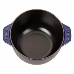 Staub 1.5 Qt. Petite French Oven | Dark Blue -Le Creuset Shop 11721691 2