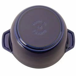 Staub 1.5 Qt. Petite French Oven | Dark Blue -Le Creuset Shop 11721691 3