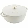 Staub 3.75 Qt. Essential French Oven | White 2 Staub 3.75 Qt. Essential French Oven | White -Le Creuset Shop 11732402 2000x2000