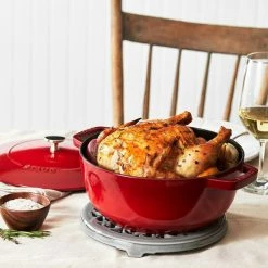 Staub 3.75 Qt. Essential French Oven | Cherry Red 11 Staub 3.75 Qt. Essential French Oven | Cherry Red -Le Creuset Shop 11732406 ls 02 1
