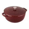Staub 3.75 Qt. Essential French Oven | Grenadine 2 Staub 3.75 Qt. Essential French Oven | Grenadine -Le Creuset Shop 11732487 1 1
