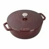 Staub 3.75 Qt. Essential French Oven With Rooster Lid | Grenadine 2 Staub 3.75 Qt. Essential French Oven With Rooster Lid | Grenadine -Le Creuset Shop 11752487 1