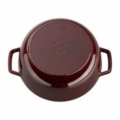 Staub 3.75 Qt. Essential French Oven With Rooster Lid | Grenadine 11 Staub 3.75 Qt. Essential French Oven With Rooster Lid | Grenadine -Le Creuset Shop 11752487 2