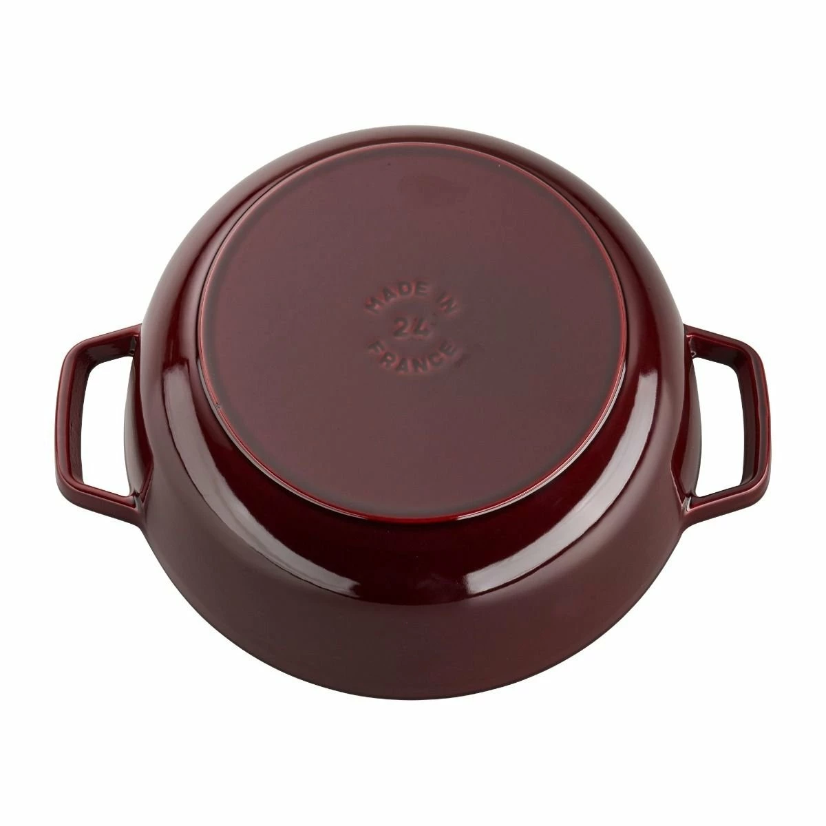 Staub 3.75 Qt. Essential French Oven With Rooster Lid | Grenadine 6 Staub 3.75 Qt. Essential French Oven With Rooster Lid | Grenadine - Image 4