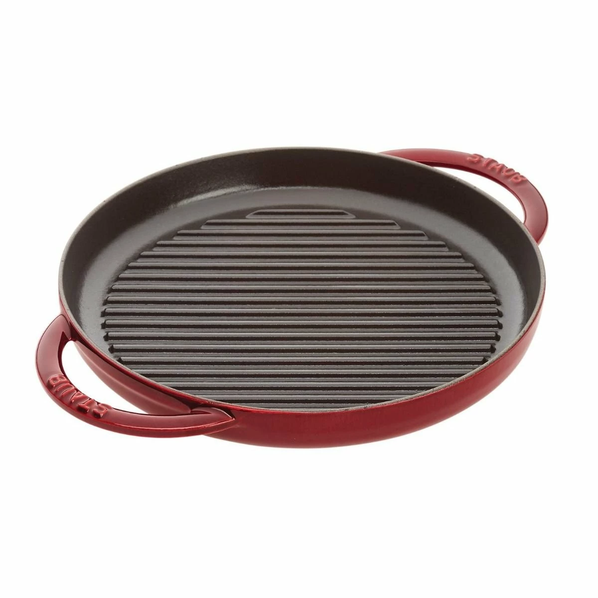 Staub 10" Cast Iron Pure Grill Pan | Grenadine 3 Staub 10" Cast Iron Pure Grill Pan | Grenadine