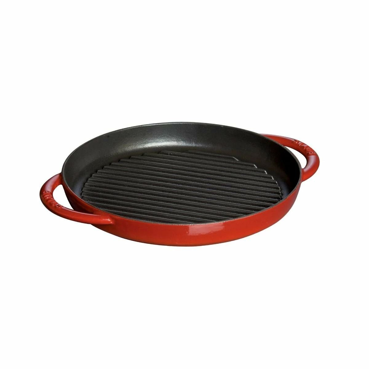 Staub 10" Cast Iron Pure Grill Pan | Cherry Red 3 Staub 10" Cast Iron Pure Grill Pan | Cherry Red