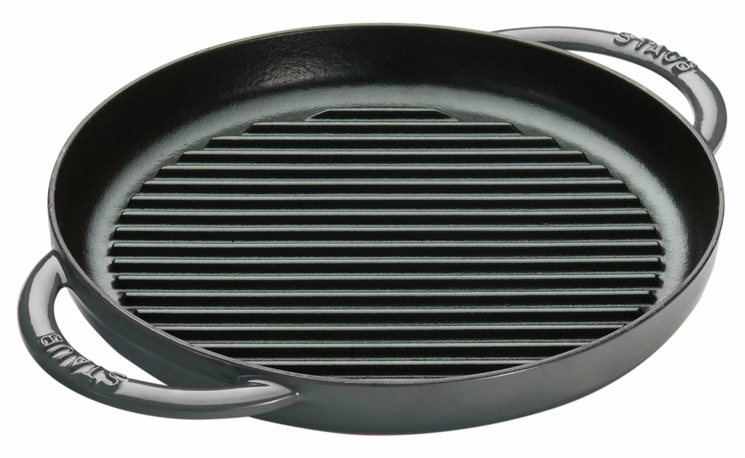 Staub 10" Cast Iron Pure Grill Pan | Multiple Colors Available 4 Staub 10" Cast Iron Pure Grill Pan | Multiple Colors Available - Image 2