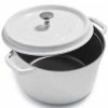 Staub 5 Qt Tall Cocotte | White -Le Creuset Shop 12502402