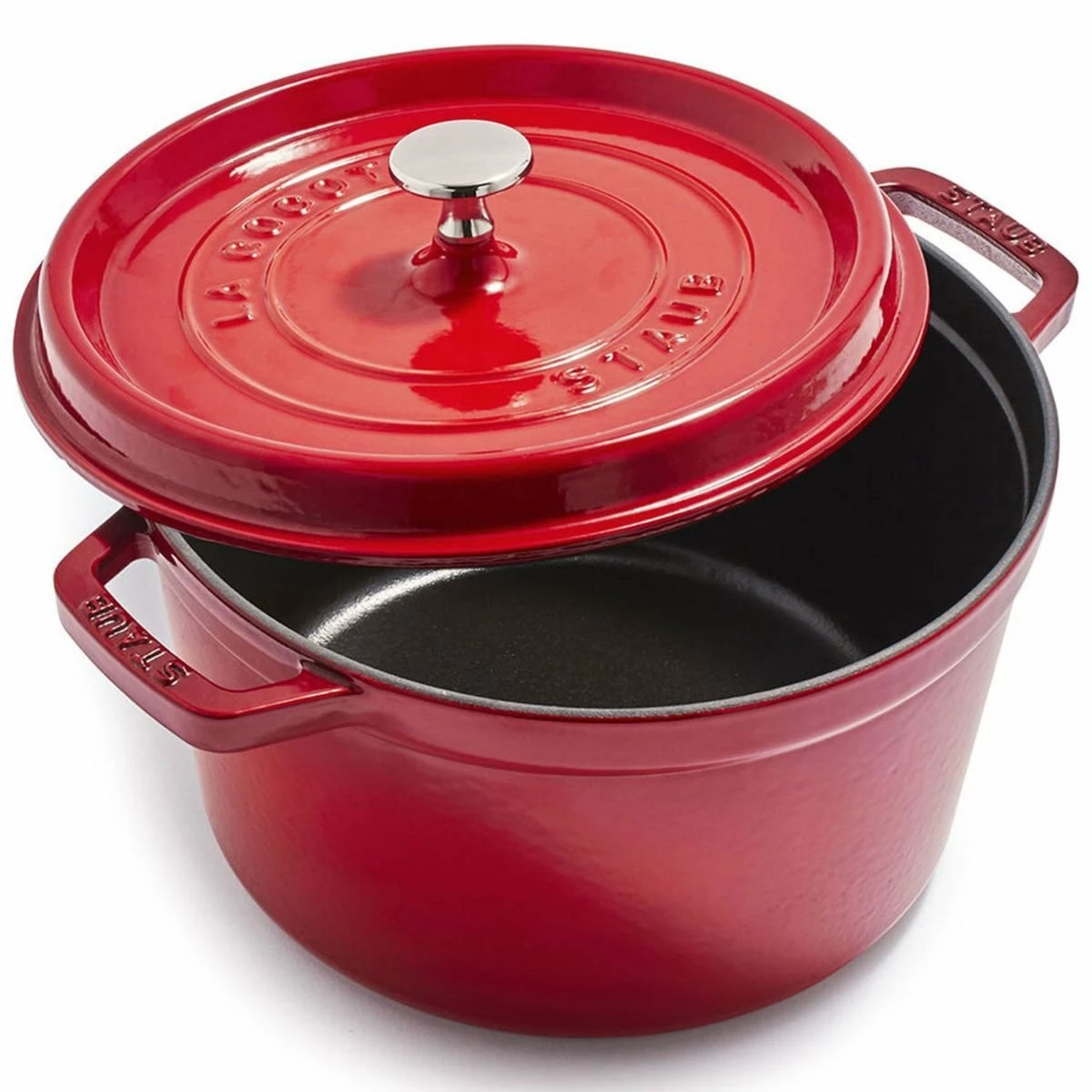 Staub 5 Qt Tall Cocotte | Cherry 3 Staub 5 Qt Tall Cocotte | Cherry