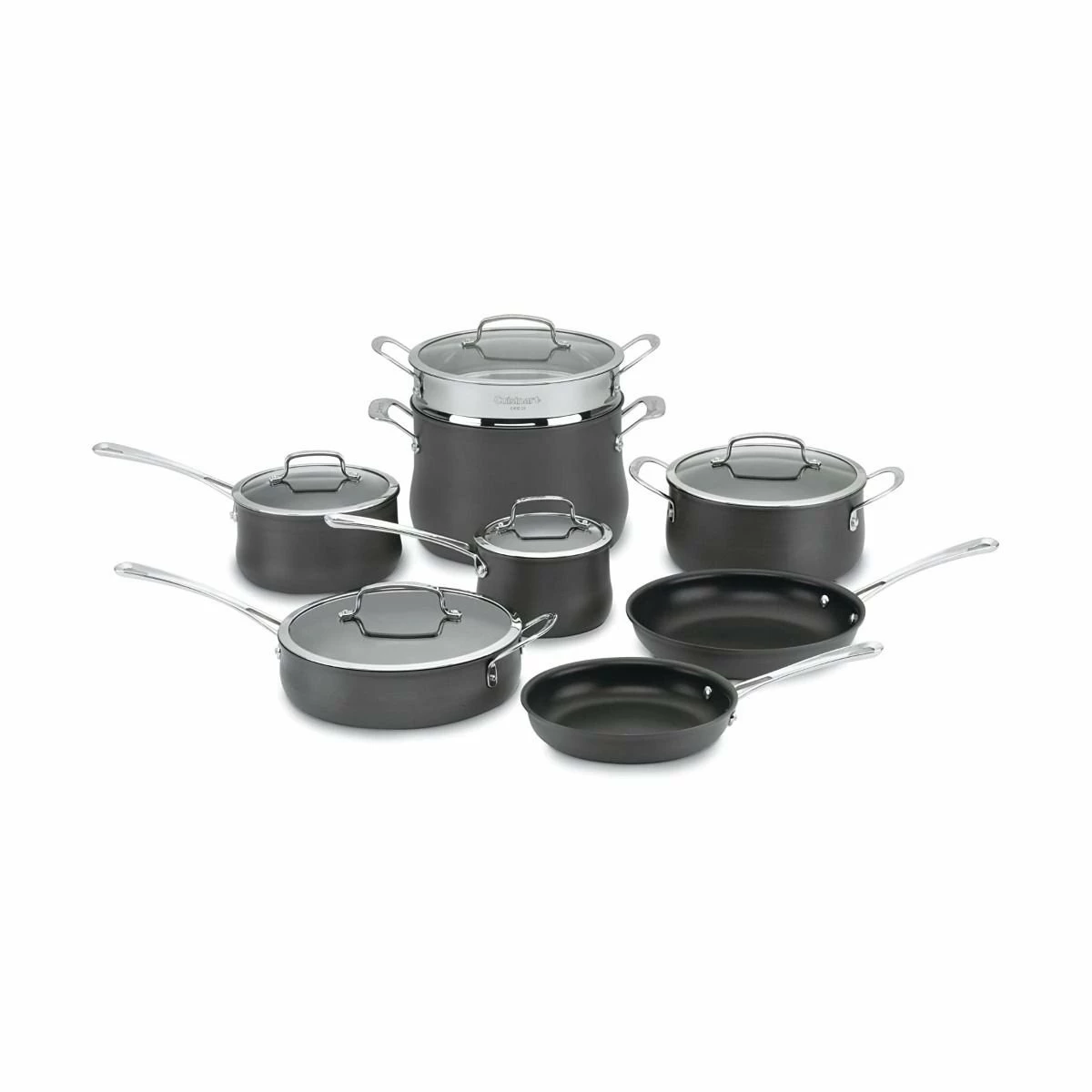 Cuisinart Contour Hard Anodized Cookware Set | 13-Piece 3 Cuisinart Contour Hard Anodized Cookware Set | 13-Piece