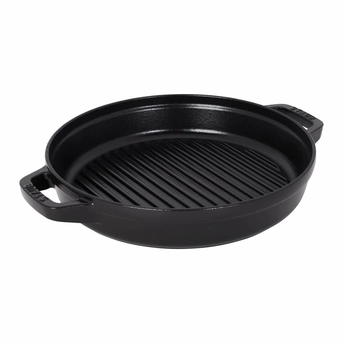 Staub Stackable Cocotte, Braiser, And Grill Pan With Lid | Black 21 Staub Stackable Cocotte, Braiser, And Grill Pan With Lid | Black - Image 19