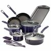 Rachael Ray Purple Gradient 14 Piece Enamel Cookware Set 1 Rachael Ray Purple Gradient 14 Piece Enamel Cookware Set -Le Creuset Shop 14558 rachael ray purple 14 piece enamel cookware set