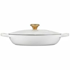 Le Creuset 3.5Qt Signature Braiser Eiffel Tower Collection | White 10 Le Creuset 3.5Qt Signature Braiser Eiffel Tower Collection | White -Le Creuset Shop 16909scr 6fcffb3c1823654