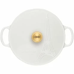 Le Creuset 3.5Qt Signature Braiser Eiffel Tower Collection | White 9 Le Creuset 3.5Qt Signature Braiser Eiffel Tower Collection | White -Le Creuset Shop 16910scr e3396ede56ee8ab