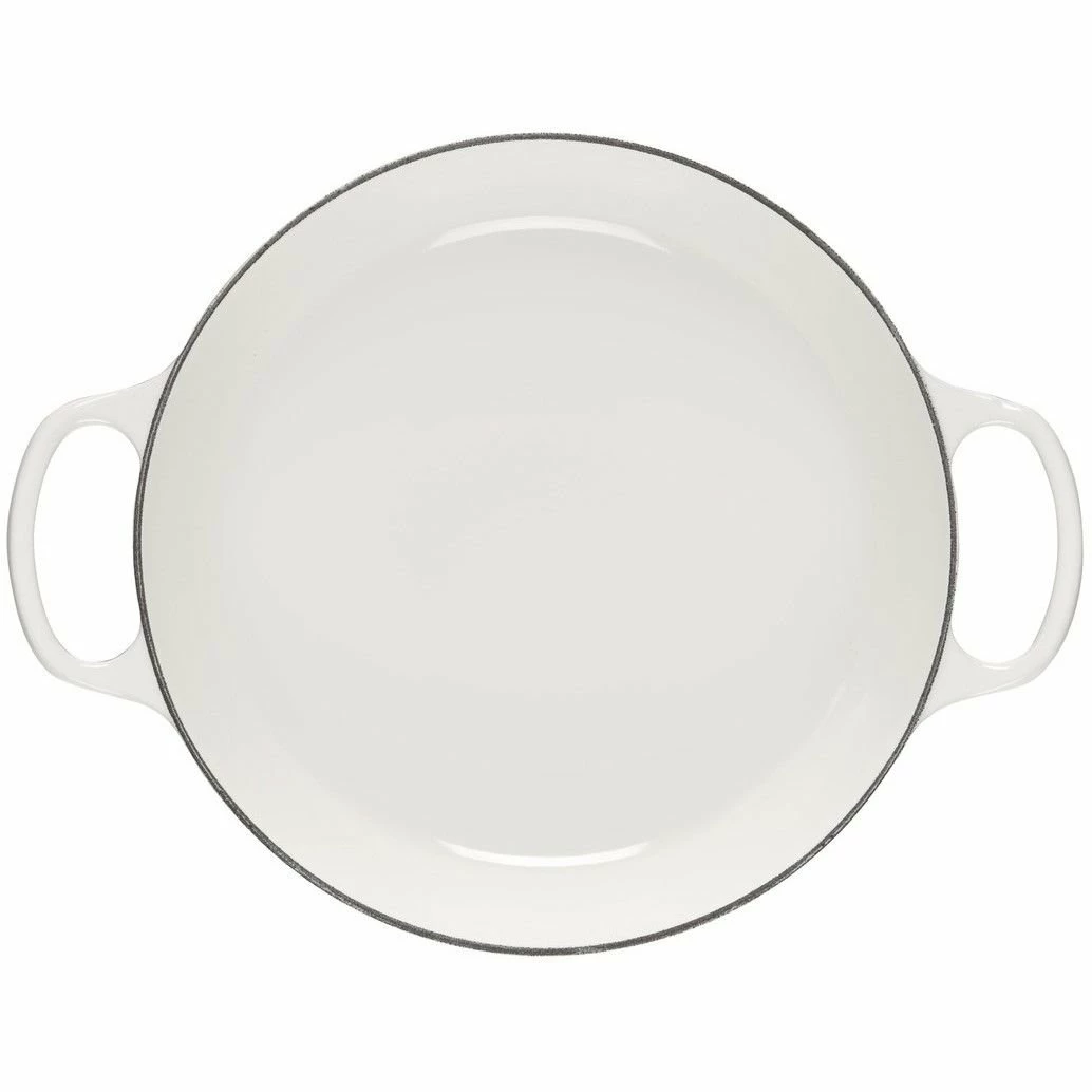 Le Creuset 3.5Qt Signature Braiser Eiffel Tower Collection | White 6 Le Creuset 3.5Qt Signature Braiser Eiffel Tower Collection | White - Image 4