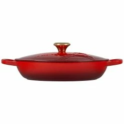Le Creuset 3.5Qt Signature Braiser Eiffel Tower Collection | Cerise -Le Creuset Shop 16913scr bad30eed1e8ab34