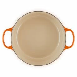 Le Creuset 9 Qt. Round Signature Dutch Oven With Stainless Steel Knob | Flame Orange 12 Le Creuset 9 Qt. Round Signature Dutch Oven With Stainless Steel Knob | Flame Orange -Le Creuset Shop 302ss d