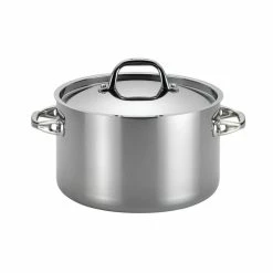 Anolon Cookware Anolon Tri-Ply Clad Stainless Steel 12pc Cookware Set 22 Anolon Cookware Anolon Tri-Ply Clad Stainless Steel 12pc Cookware Set -Le Creuset Shop 30822 anolon tri ply clad stainless steel 12pc cookware set stock pot 2