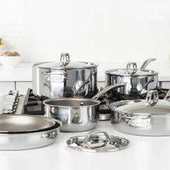 Viking Titanium 7 Ply Mirror 10-Piece Cookware Set 21 Viking Titanium 7 Ply Mirror 10-Piece Cookware Set -Le Creuset Shop 40031 9990 7 ply 10 pc titanium set ls 01