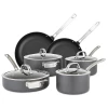 Viking Hard-Anodized Nonstick Cookware Set - 10 Piece 1 Viking Hard-Anodized Nonstick Cookware Set - 10 Piece -Le Creuset Shop 40051 9910 viking hard anodized nonstick 10 piece cookware set