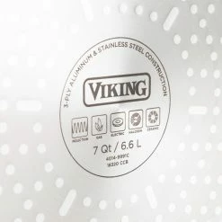 Viking 3 Ply Stainless 11-Piece Cookware Set | Black & Copper 25 Viking 3 Ply Stainless 11-Piece Cookware Set | Black & Copper -Le Creuset Shop 4014 9991c 7 qt stock pot detail 02 1