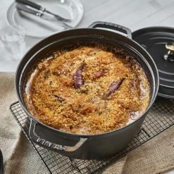Staub 7 Qt. Round Cocotte/Dutch Oven | Matte Black 11 Staub 7 Qt. Round Cocotte/Dutch Oven | Matte Black -Le Creuset Shop 40500 281 0 2