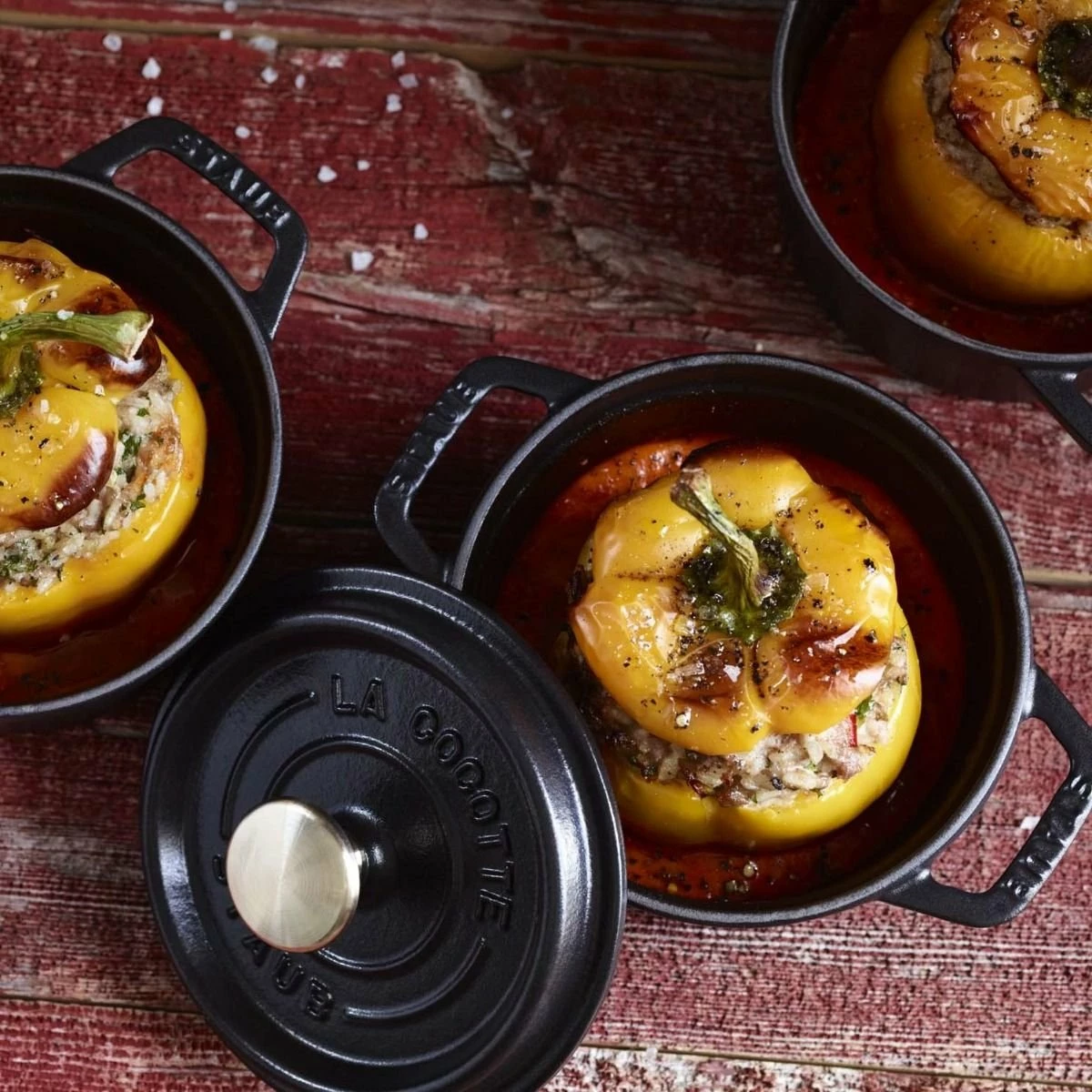 Staub 0.5 Qt. Round Cocotte/Dutch Oven | Matte Black 4 Staub 0.5 Qt. Round Cocotte/Dutch Oven | Matte Black - Image 2