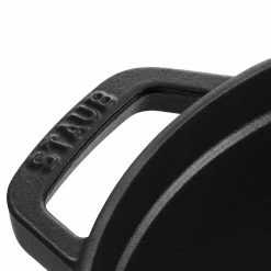 Staub 9 Qt. Round Cocotte/Dutch Oven | Matte Black -Le Creuset Shop 40509 863 0 2