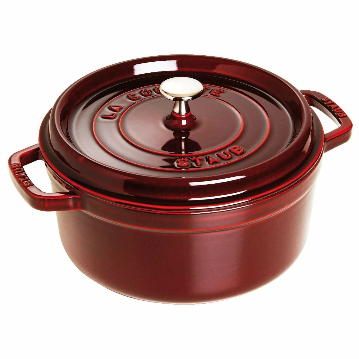 Staub 9 Qt. Round Cocotte/Dutch Oven | Grenadine 3 Staub 9 Qt. Round Cocotte/Dutch Oven | Grenadine