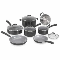 Cuisinart Advantage Ceramica XT 11-Piece Cookware Set | Black