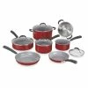 Cuisinart Advantage Ceramica XT 11-Piece Cookware Set | Red -Le Creuset Shop 54c 11r