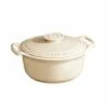 Emile Henry 4-Quart Sublime Stewpot | Creme -Le Creuset Shop 554740 sublime dutch oven
