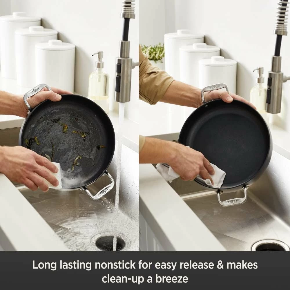 All-Clad HA1 Hard Anodized Nonstick 6 Qt. Dutch Oven With Acacia Wood Trivet & Spoon 7 All-Clad HA1 Hard Anodized Nonstick 6 Qt. Dutch Oven With Acacia Wood Trivet & Spoon - Image 5