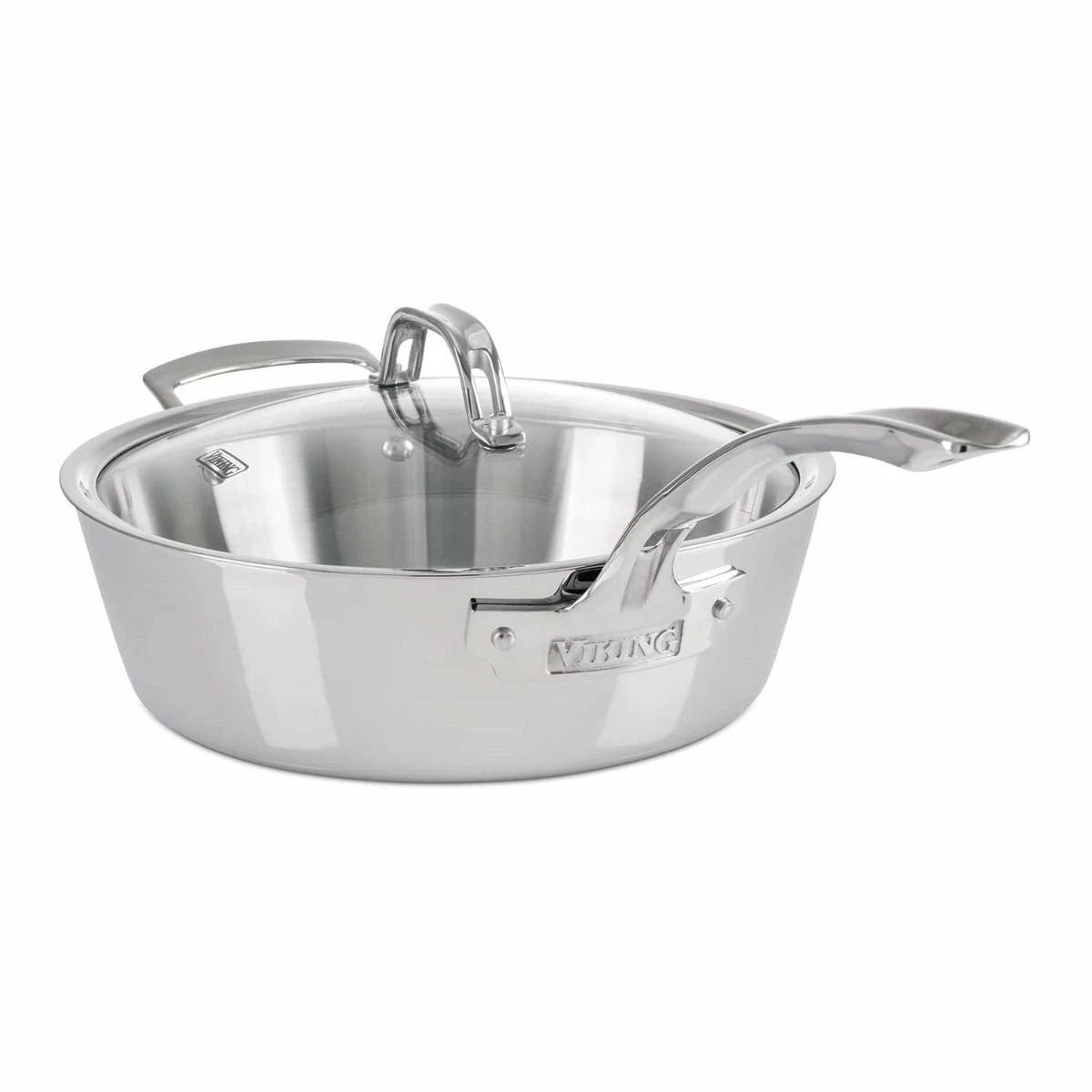 Viking Contemporary 3 Ply Mirror 7-Piece Cookware Set 5 Viking Contemporary 3 Ply Mirror 7-Piece Cookware Set - Image 3