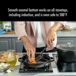 Staub Stackable Cocotte, Braiser, And Grill Pan With Lid | Black 37 Staub Stackable Cocotte, Braiser, And Grill Pan With Lid | Black -Le Creuset Shop 61pgwgftbwl. ac sl1280