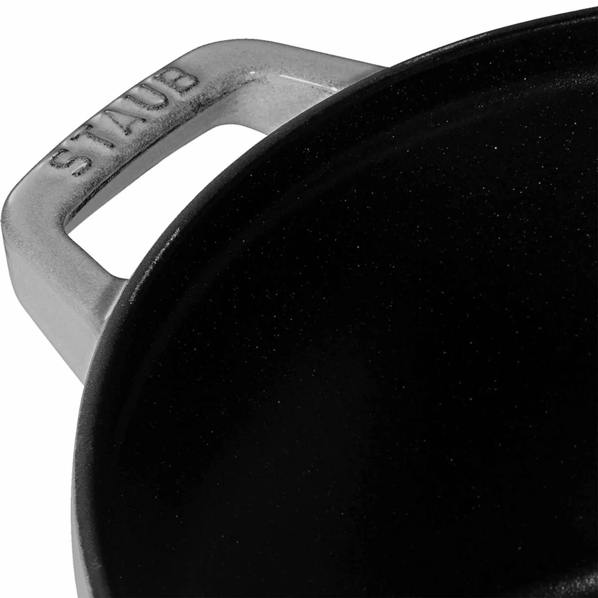 Staub Stackable Cocotte, Braiser, And Grill Pan With Lid | Graphite Grey 11 Staub Stackable Cocotte, Braiser, And Grill Pan With Lid | Graphite Grey - Image 9