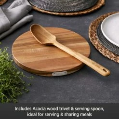 All-Clad HA1 Hard Anodized Nonstick 6 Qt. Dutch Oven With Acacia Wood Trivet & Spoon 11 All-Clad HA1 Hard Anodized Nonstick 6 Qt. Dutch Oven With Acacia Wood Trivet & Spoon -Le Creuset Shop 61tp2kwhddl. ac sl1000