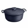 Emile Henry 7.5-Quart Sublime Stewpot | Indigo 1 Emile Henry 7.5-Quart Sublime Stewpot | Indigo -Le Creuset Shop 664770 sublime dutch oven