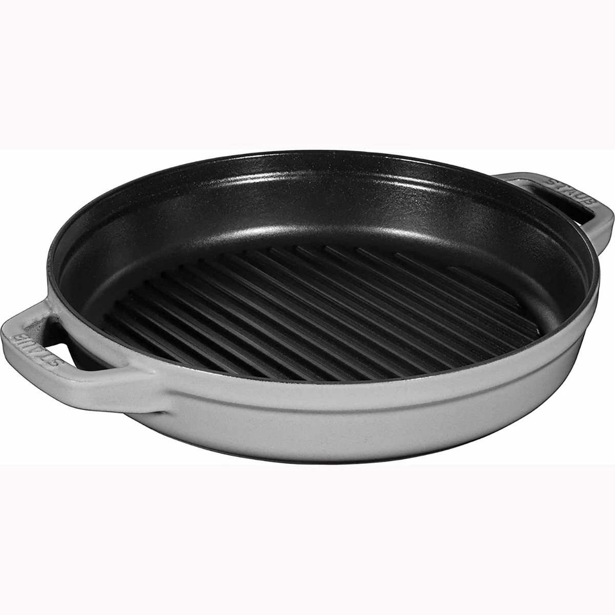 Staub Stackable Cocotte, Braiser, And Grill Pan With Lid | Graphite Grey 7 Staub Stackable Cocotte, Braiser, And Grill Pan With Lid | Graphite Grey - Image 5