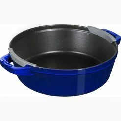 Staub Stackable Cocotte, Braiser, And Grill Pan With Lid | Dark Blue 19 Staub Stackable Cocotte, Braiser, And Grill Pan With Lid | Dark Blue -Le Creuset Shop 71jlto5qpml. ac sl1500